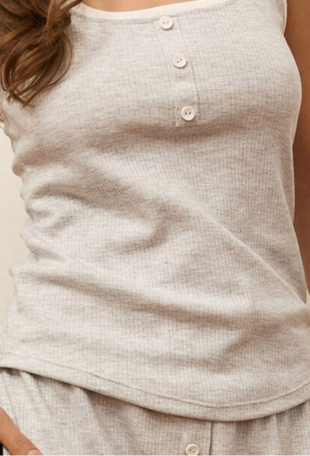 Пижама женская хлопок рубчик Trendy Your Touch TR-7064 фото